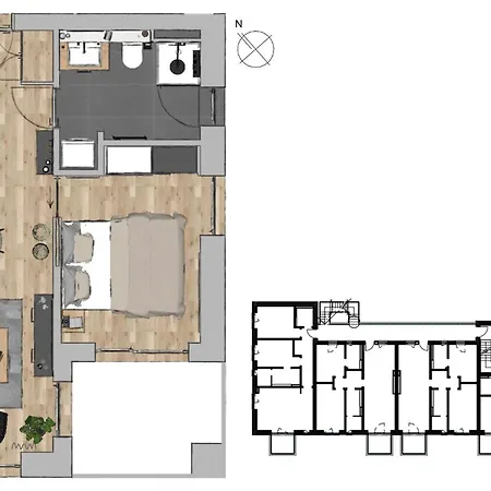 1 Bedroom Cozy In Apartamento *